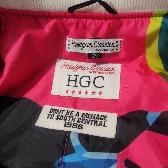 Vintage HGC 'Don't Be a Menace' 1996 Satin Bomber Jacket 5XL – Rare Movie Grail - Picture 5 of 6